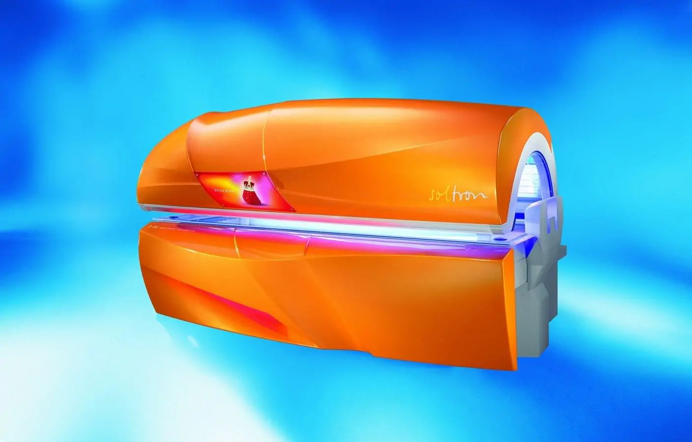 Горизонтальный турбо-солярий "S-55 Qeen Berry Twin Power - Soltron"