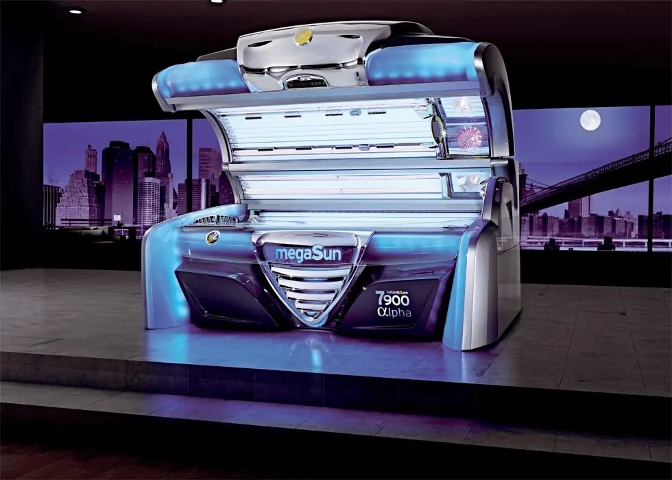 Горизонтальный солярий "MEGASUN 7900 αlpha Ultra Power"